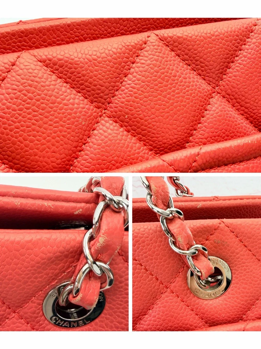 Chanel Caviar Timeless CC Small Shopper Shoulder Bag